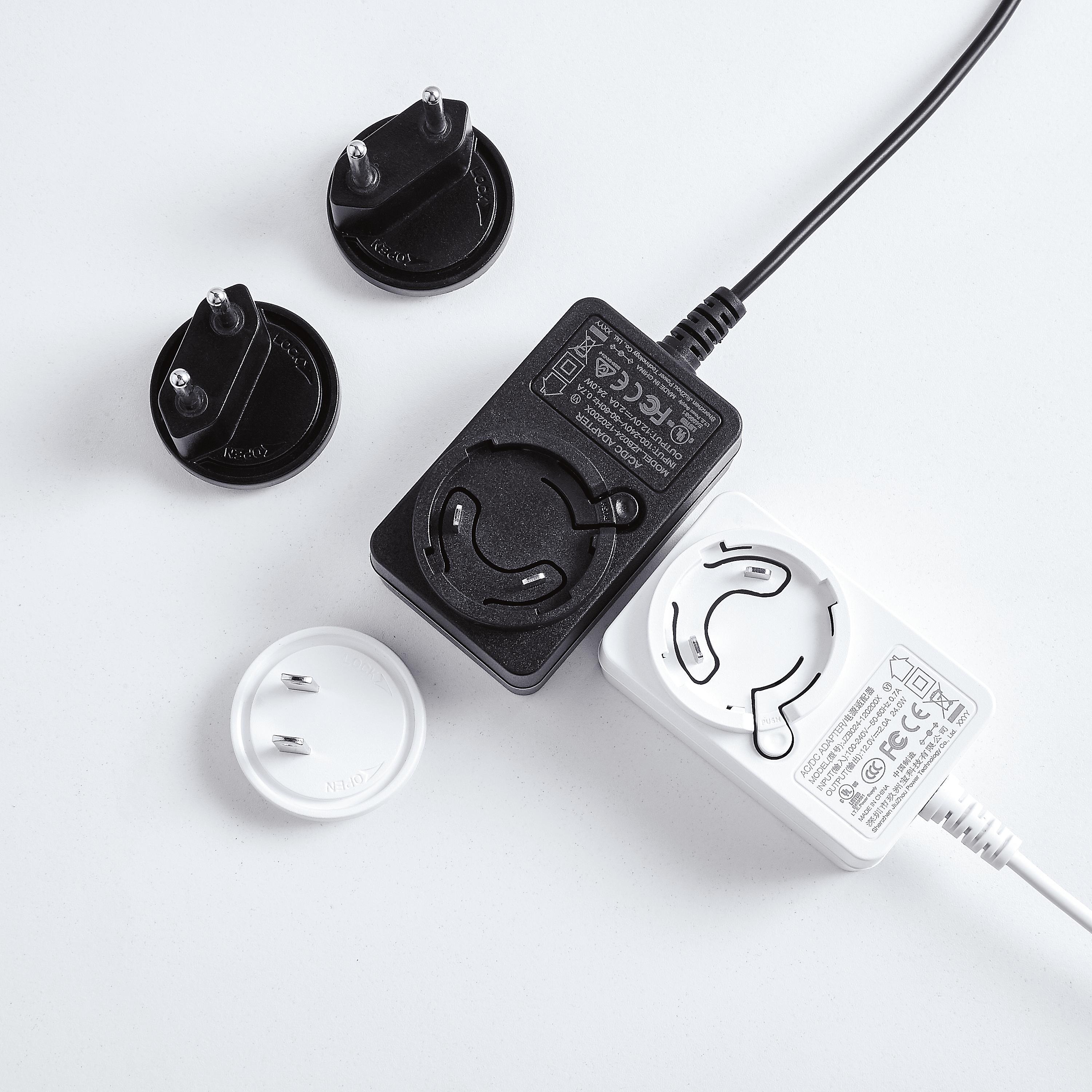 12v2a轉(zhuǎn)換頭電源適配器多國(guó)認(rèn)證廠家jiuzhou power制造 